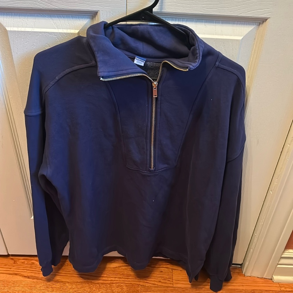 Quarter zip tunic